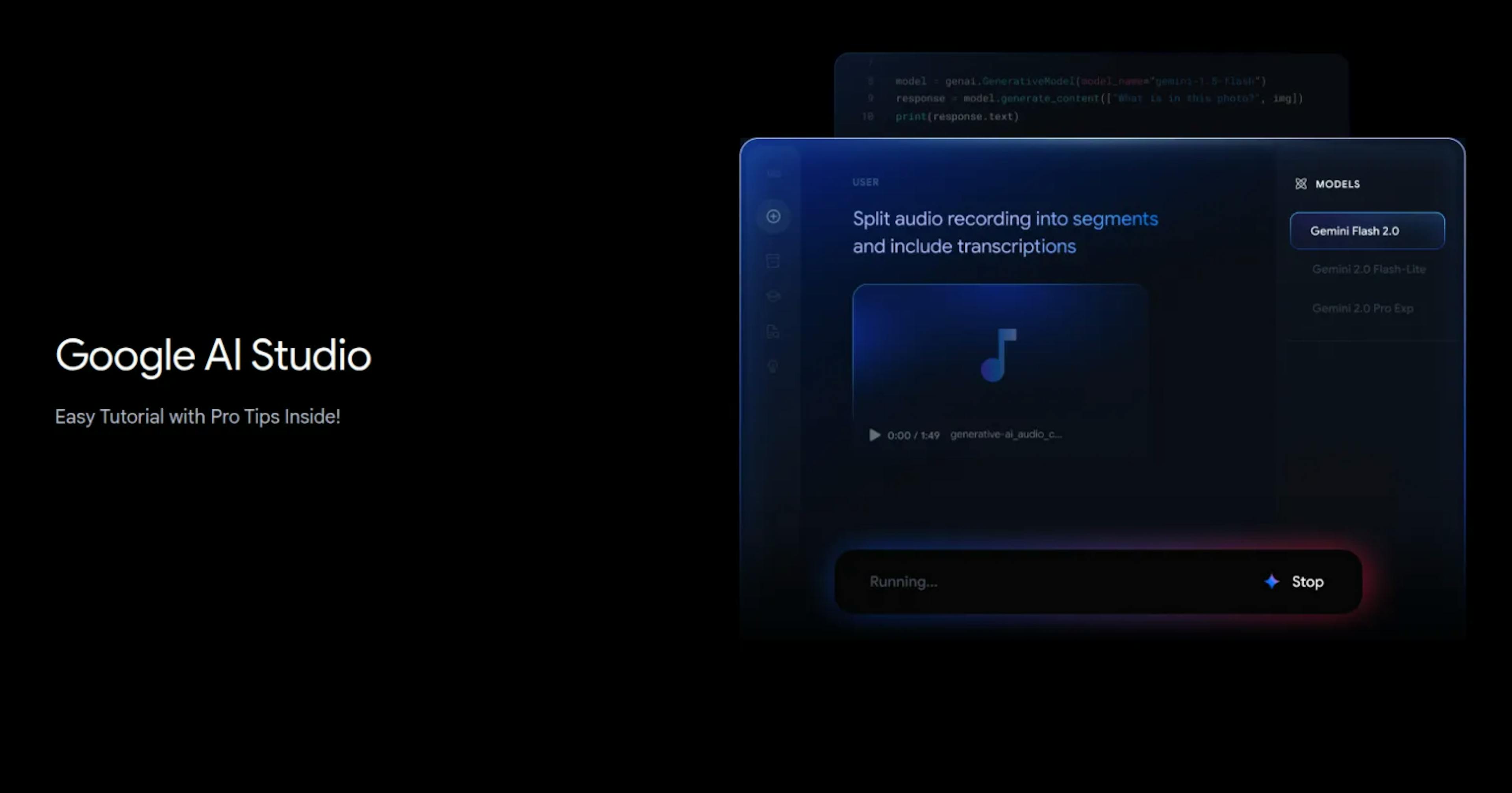 Google AI Studio Tutorial for Beginners
