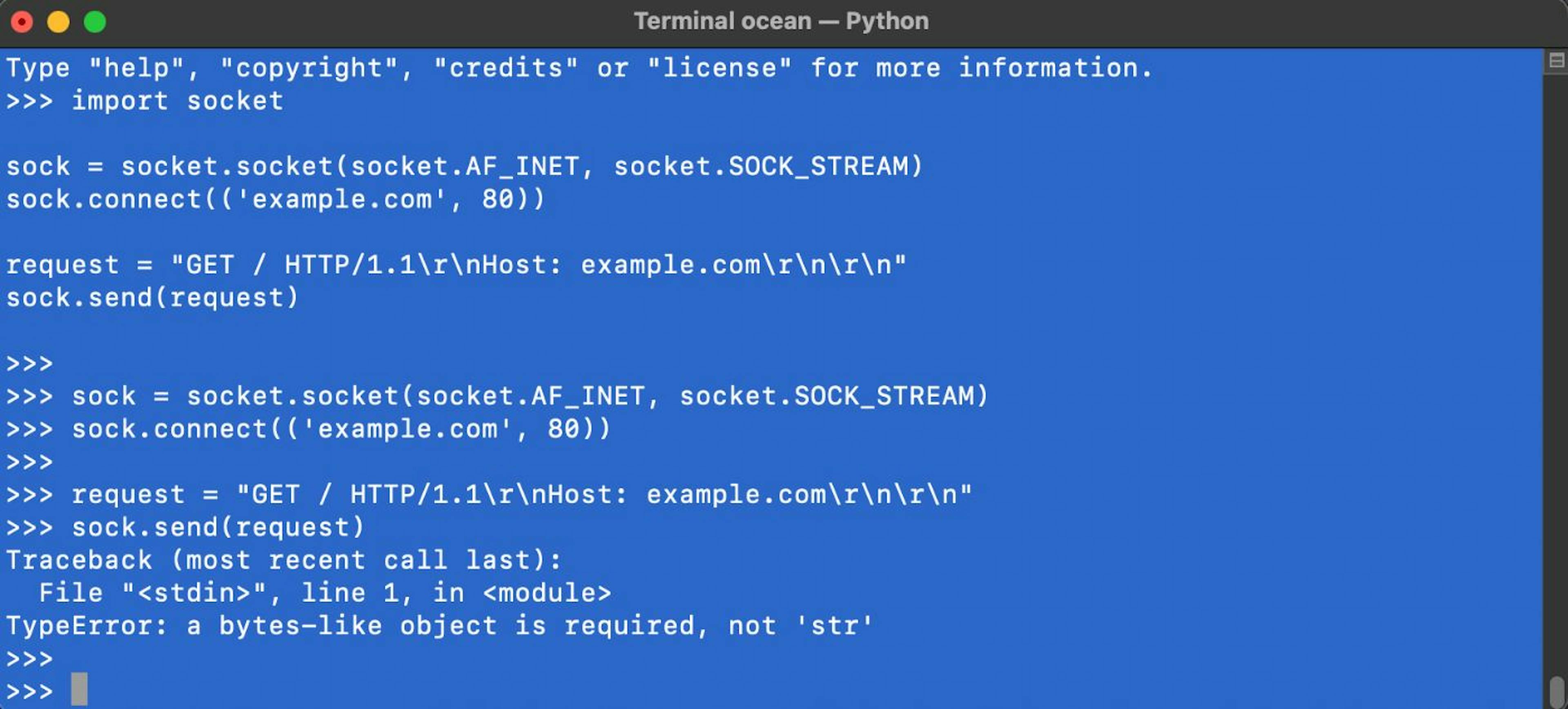 Resolving TypeError: A Bytes-like Object is Required, Not 'str' in Python