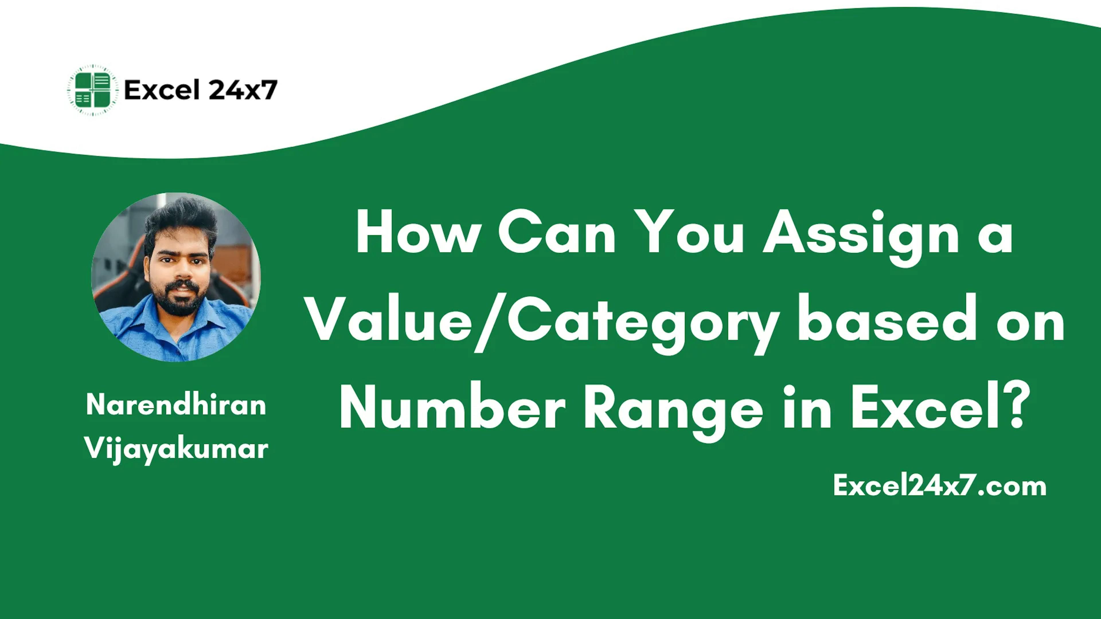 Excel Formulas for Assigning Categories by Value Range Using Functions!