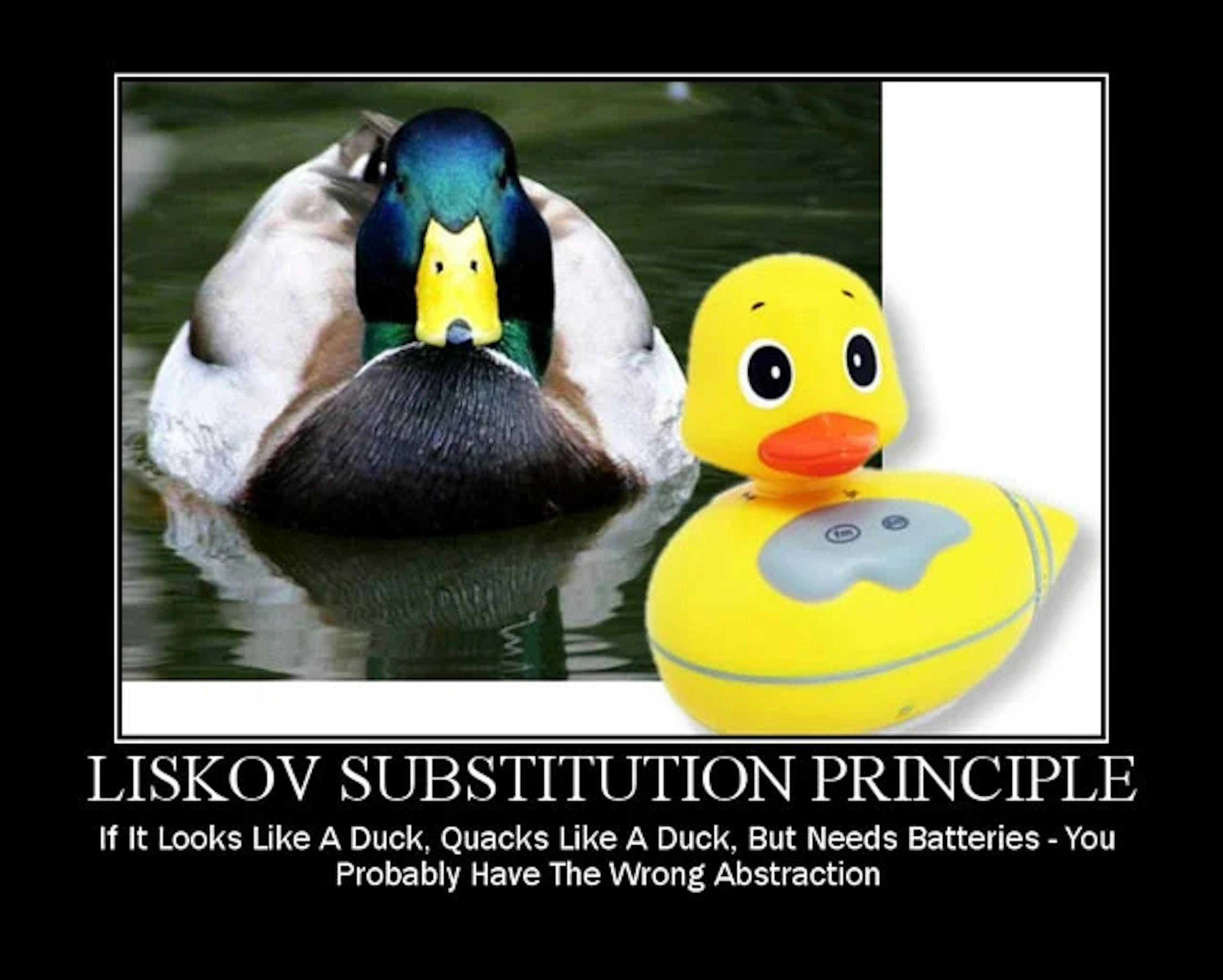 If it Looks Like a Duck, Quacks Like a Duck, But Needs Batteries - You  Have the Wrong Abstraction